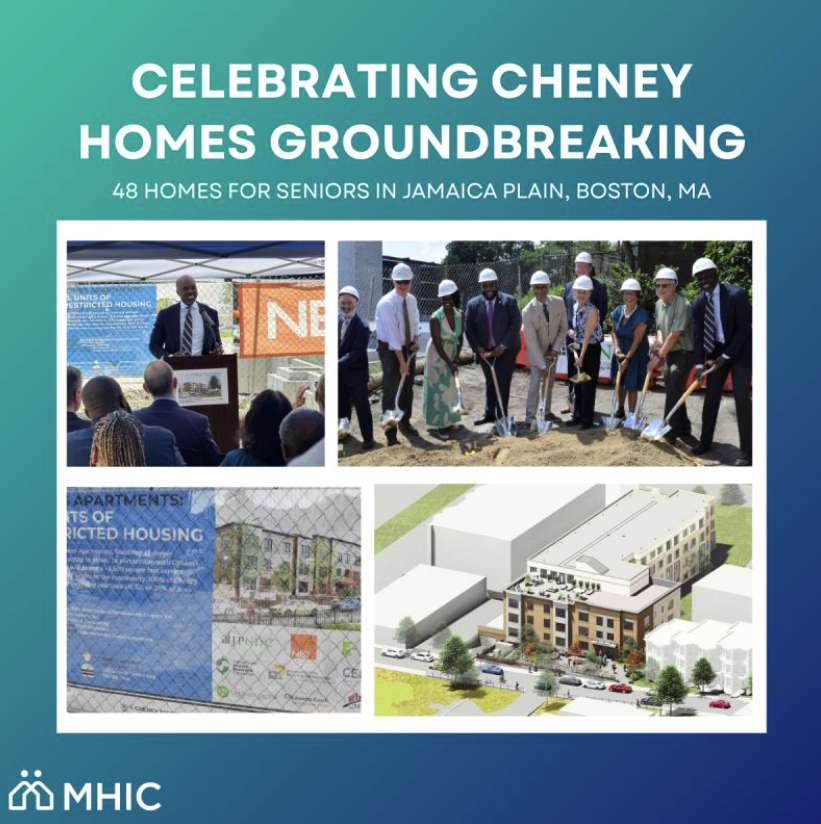Construction has officially begun on Cheney Homes in Jamaica Plain